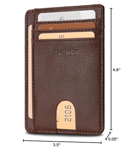 Buffway Slim Leather Wallet