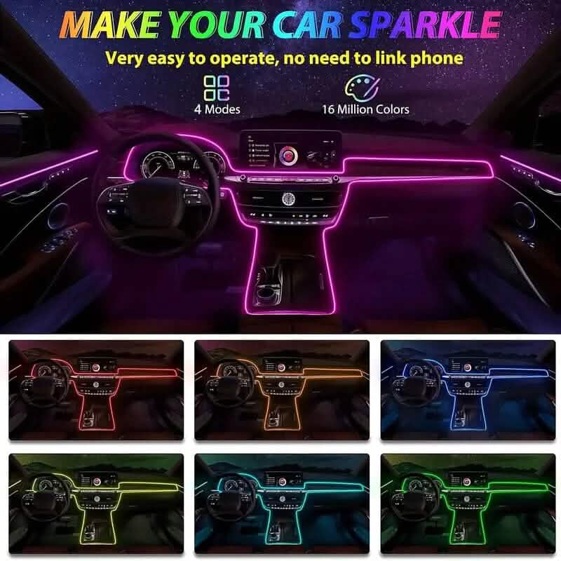 4.98 Meter Car Interior RGB LED Strip Lights