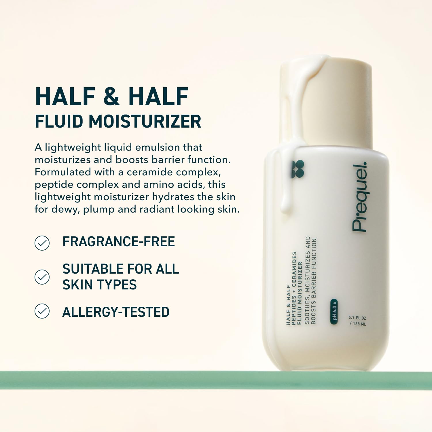 Prequel Skin Half and Half Fluid Moisturizer Face Cream