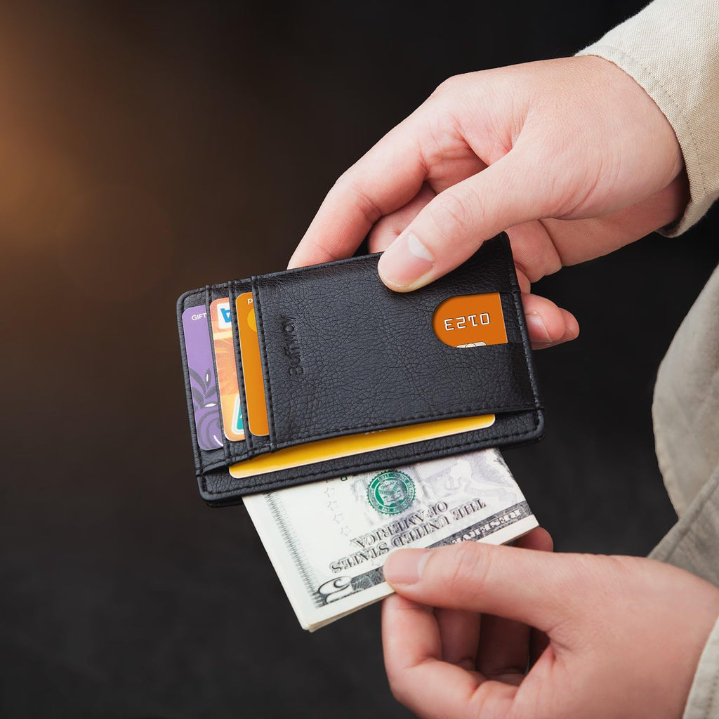 Buffway Slim Leather Wallet