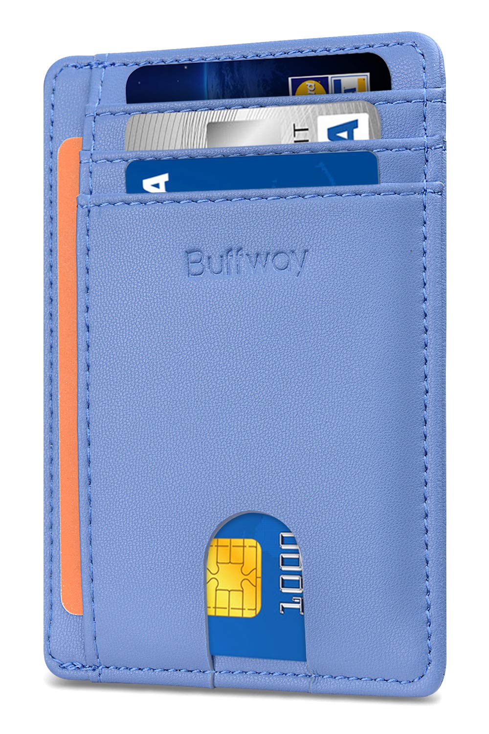 Buffway Slim Leather Wallet