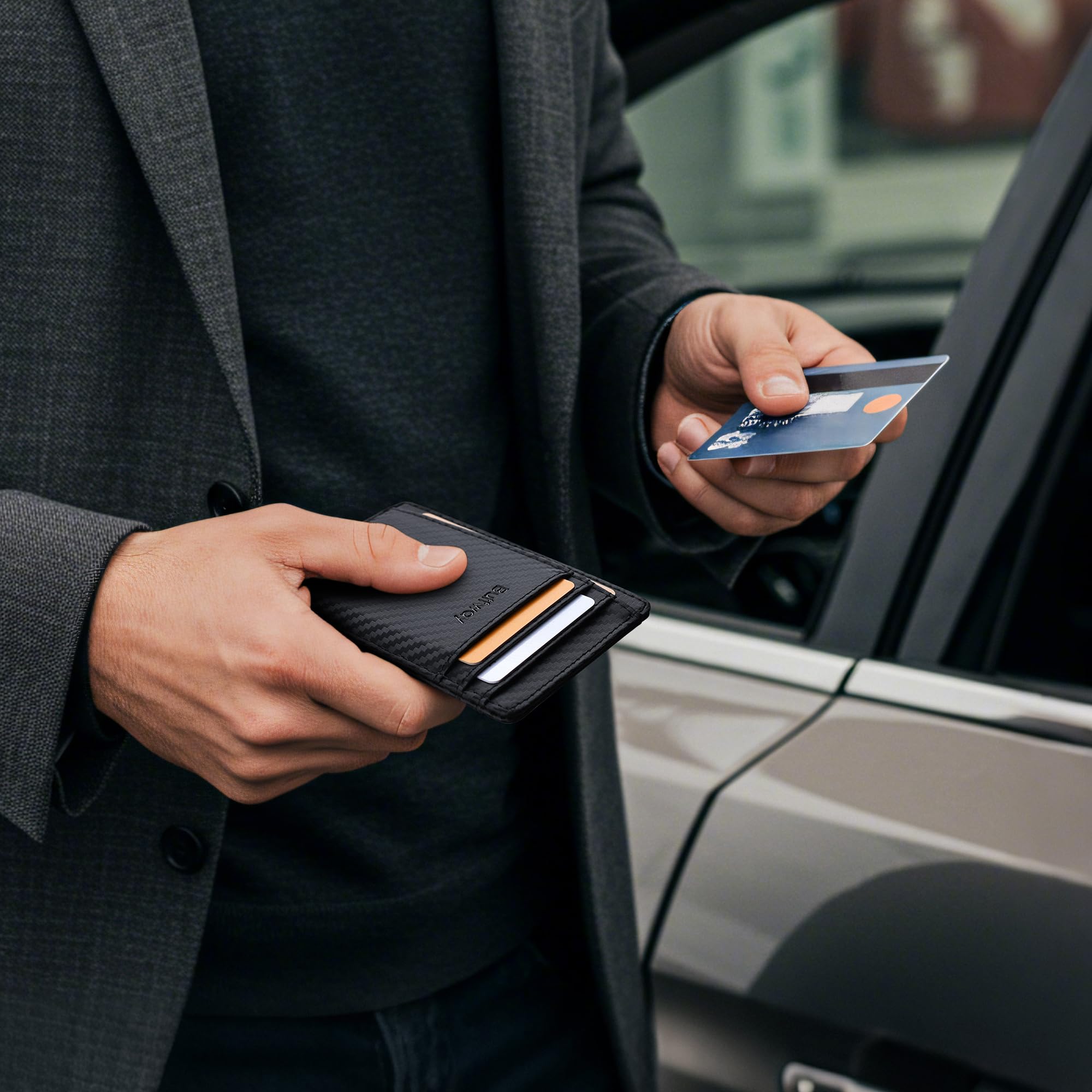 Buffway Slim Leather Wallet