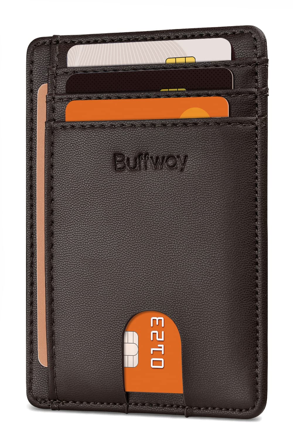 Buffway Slim Leather Wallet