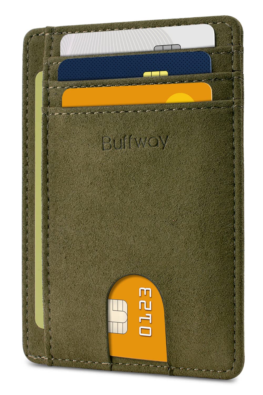Buffway Slim Leather Wallet