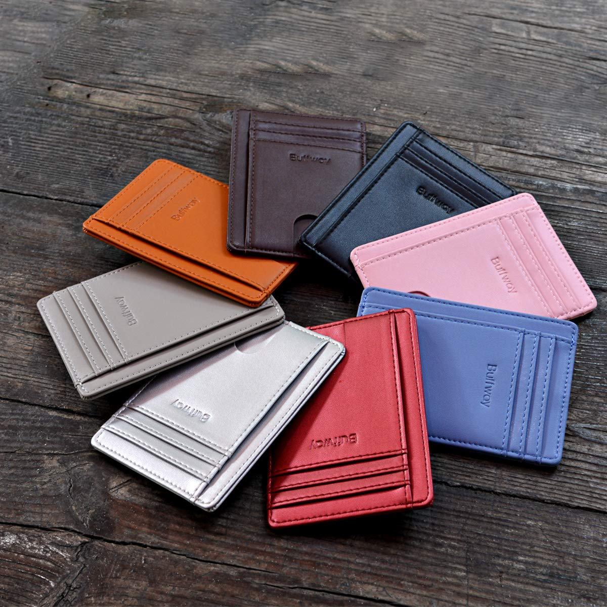 Buffway Slim Leather Wallet