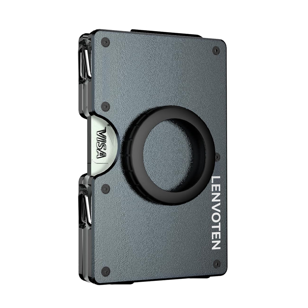 Upgraded Hinged Minimalist Wallet for Men