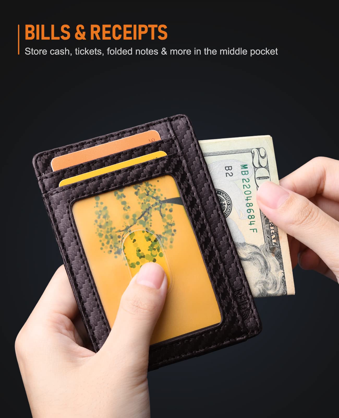 Buffway Slim Leather Wallet