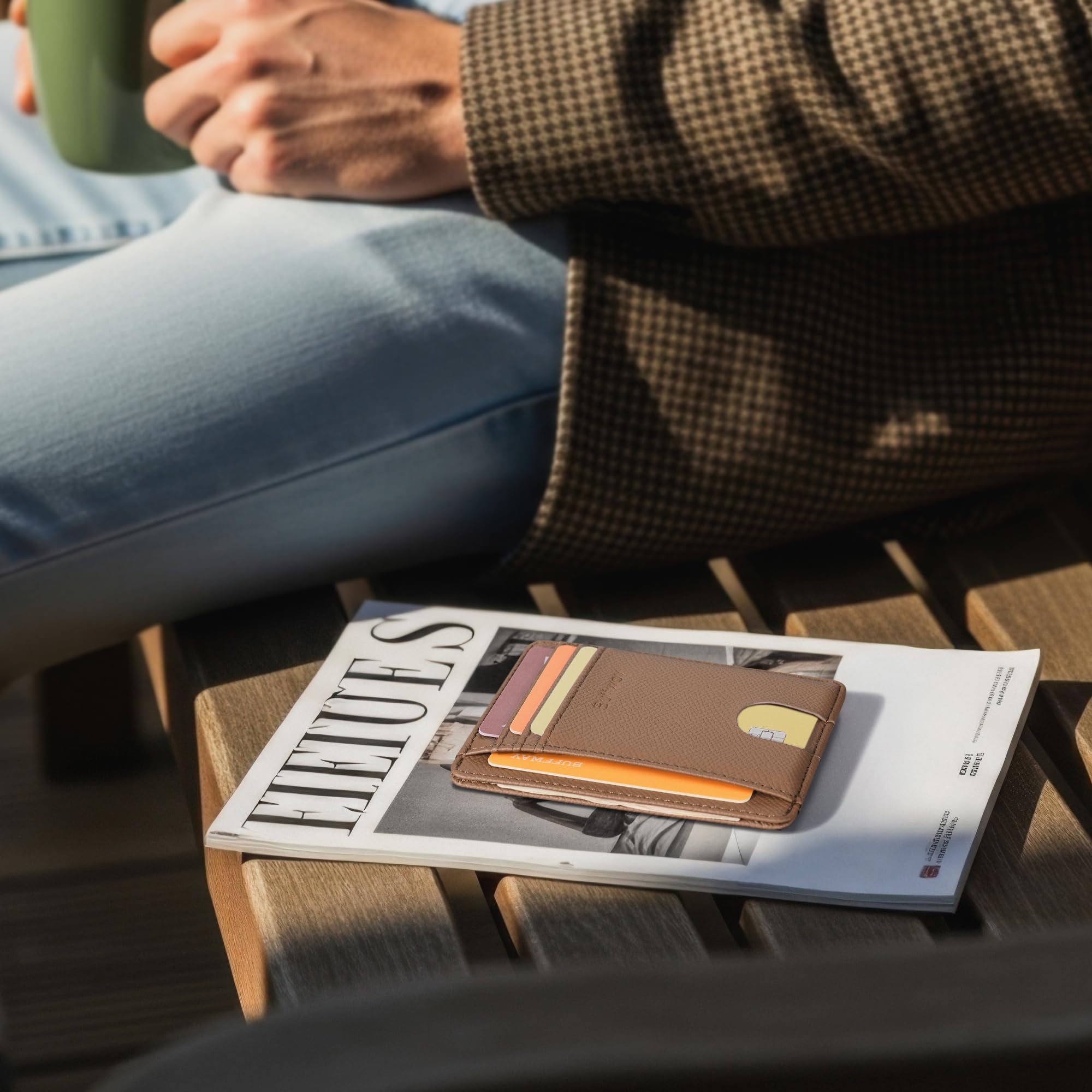 Buffway Slim Leather Wallet