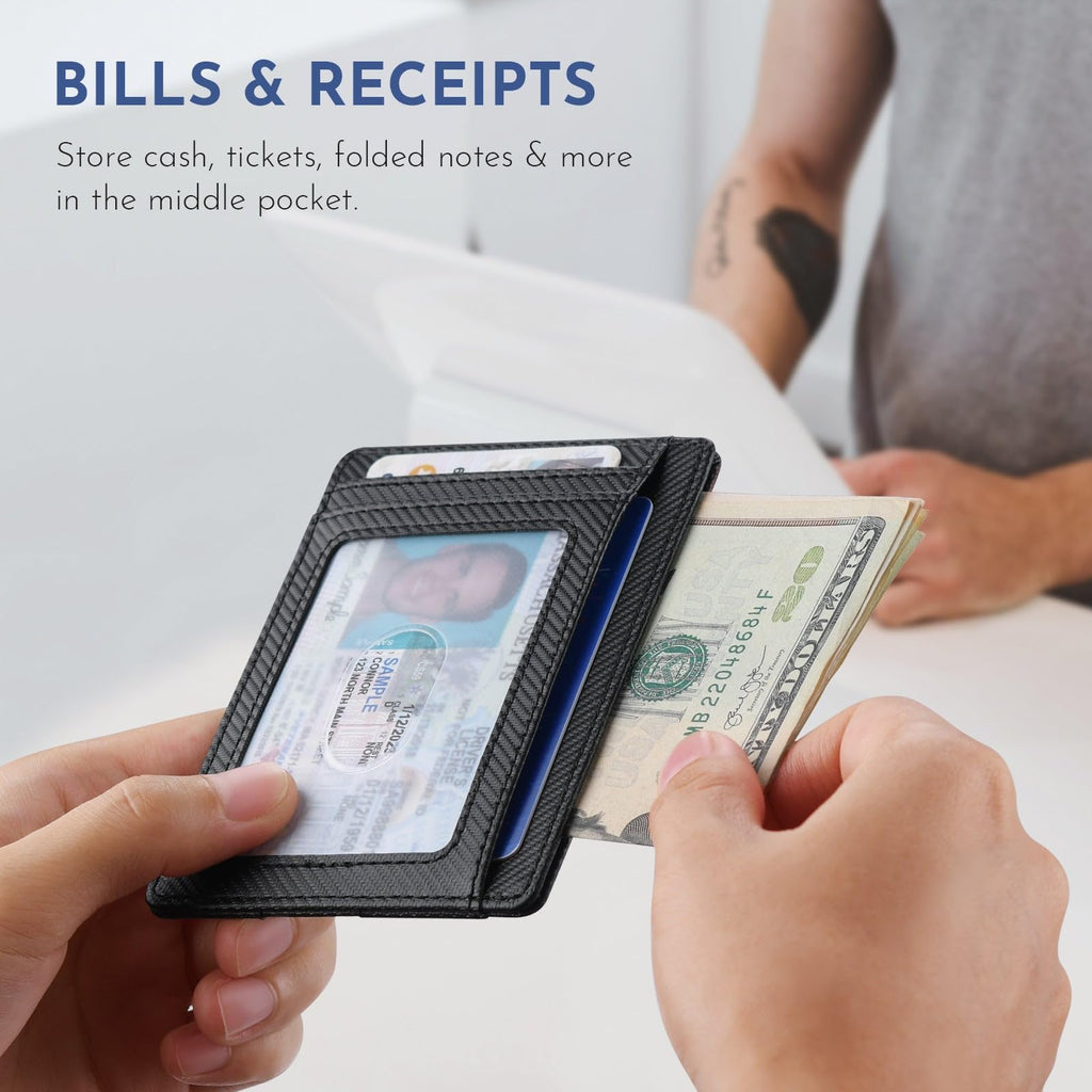 Buffway Slim Leather Wallet