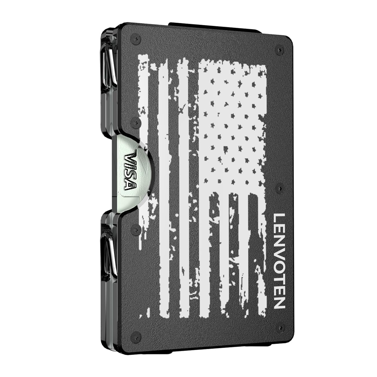 Upgraded Hinged Minimalist Wallet for Men