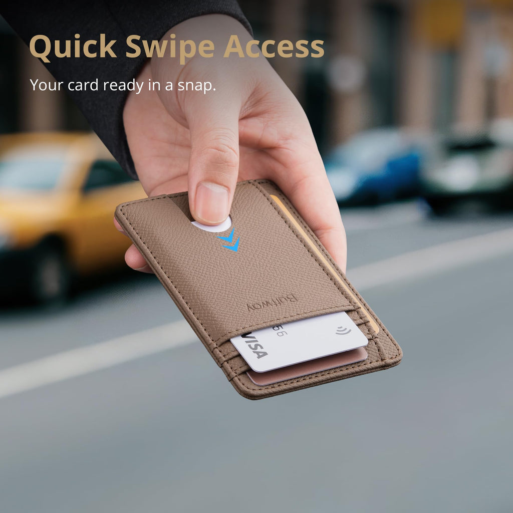 Buffway Slim Leather Wallet