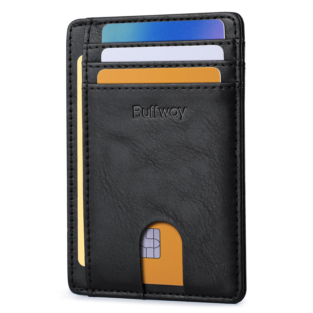 Buffway Slim Leather Wallet