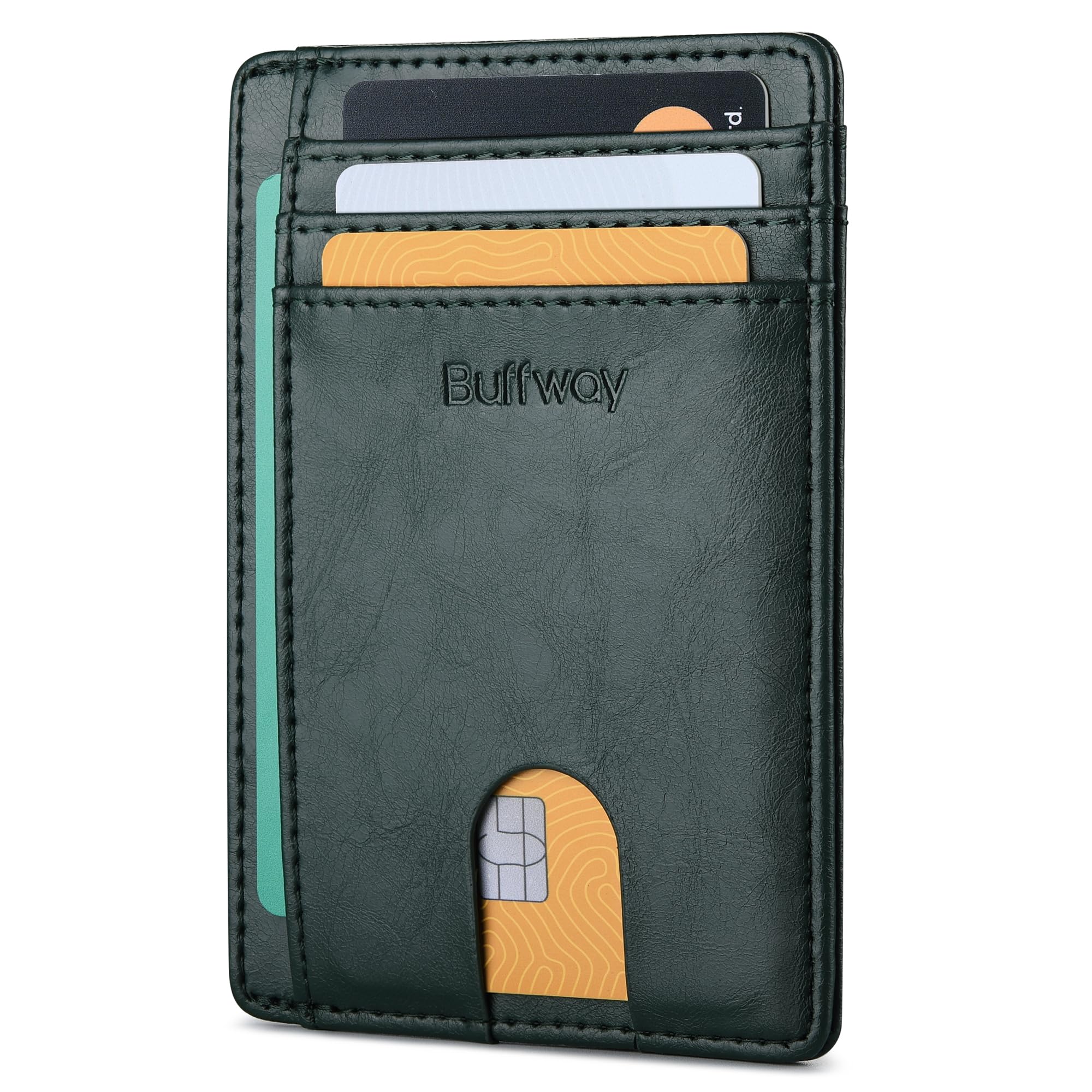 Buffway Slim Leather Wallet