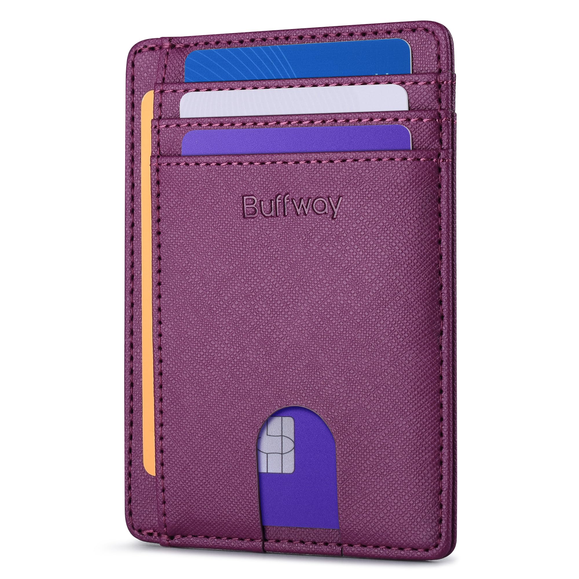 Buffway Slim Leather Wallet