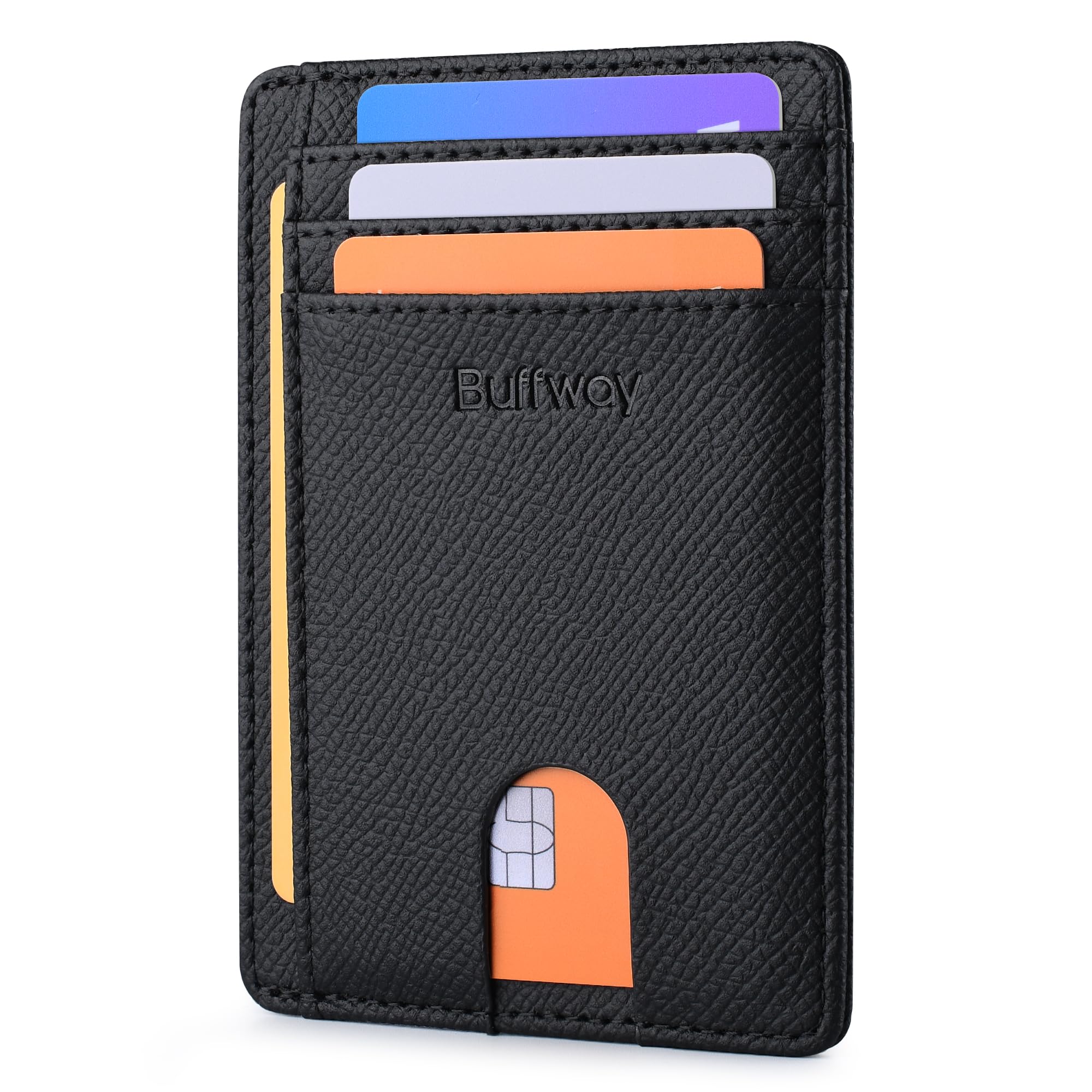 Buffway Slim Leather Wallet
