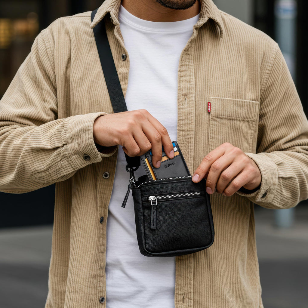 Buffway Slim Leather Wallet