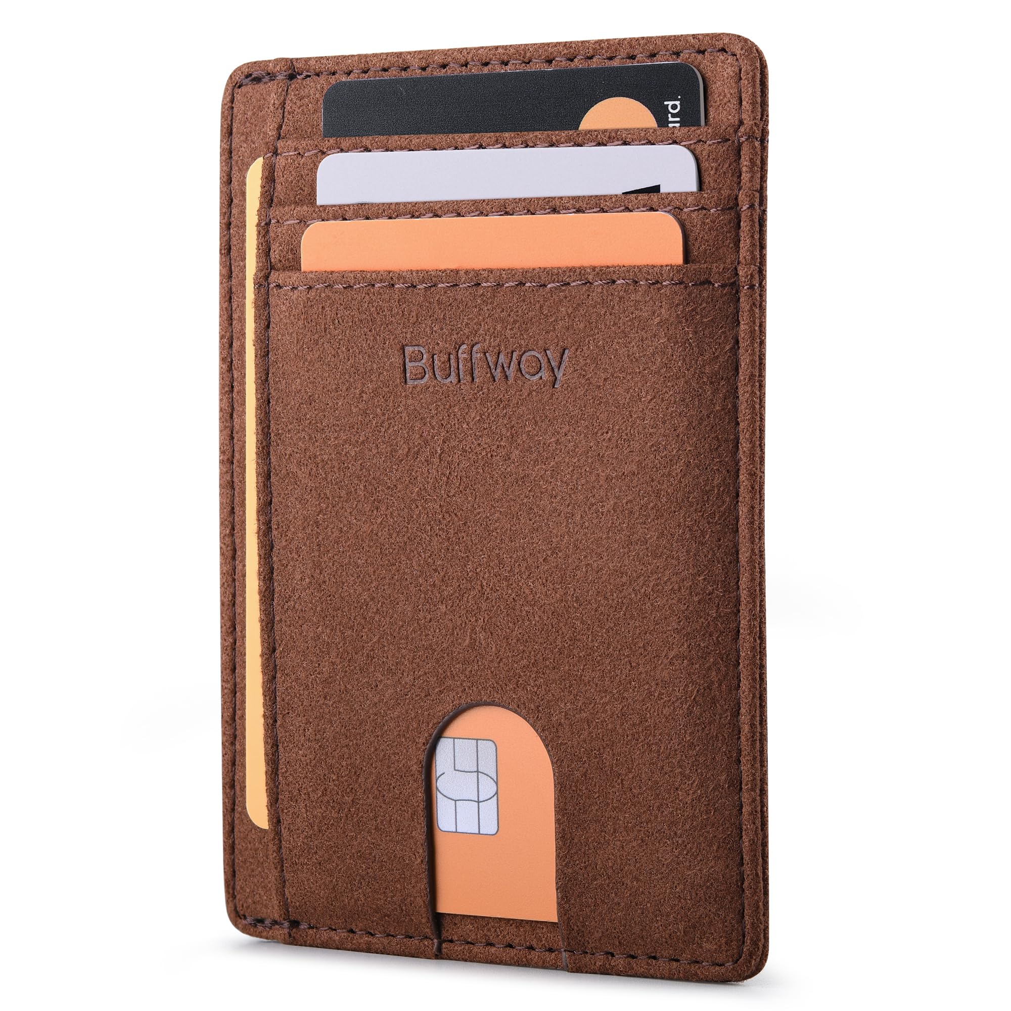 Buffway Slim Leather Wallet