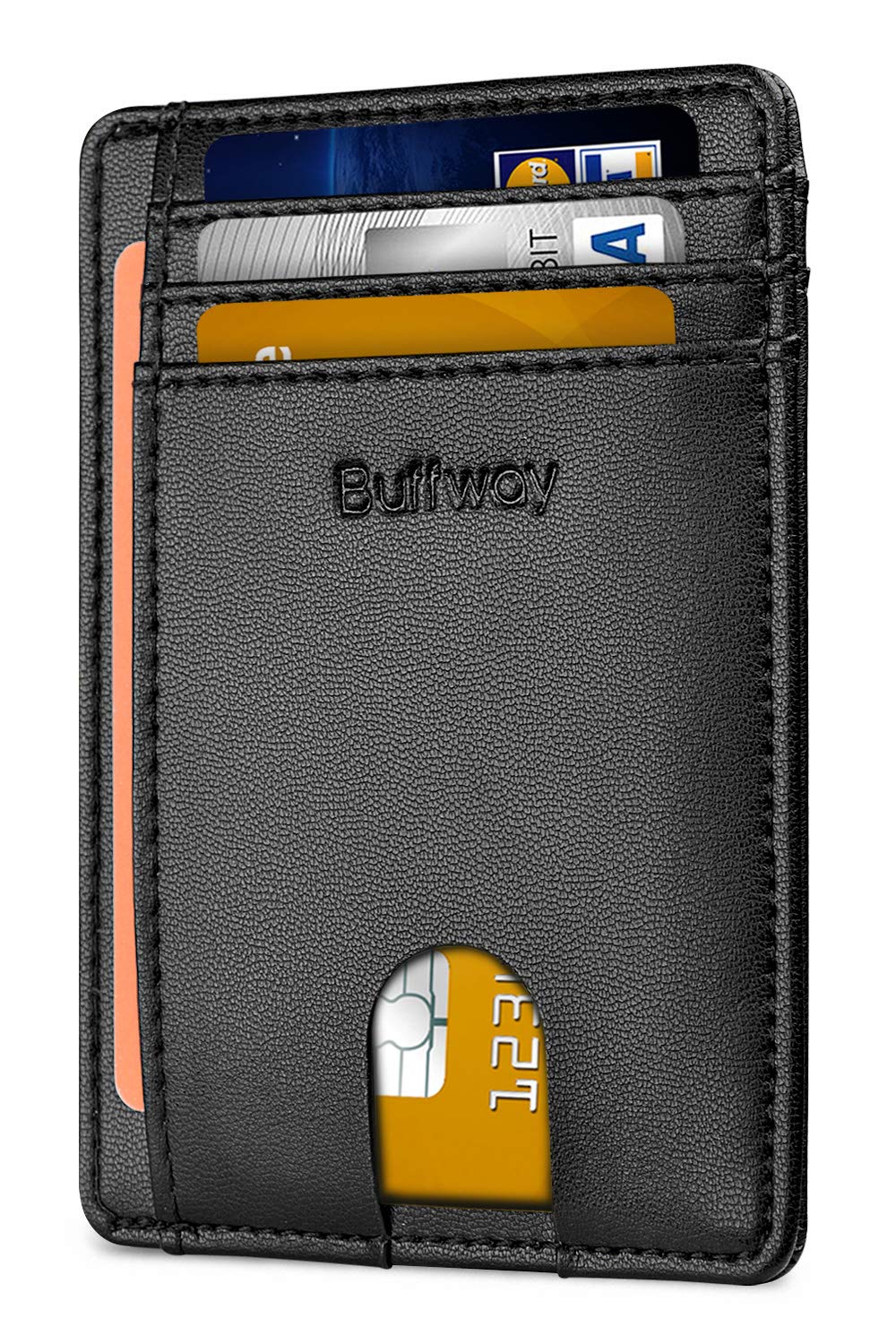 Buffway Slim Leather Wallet