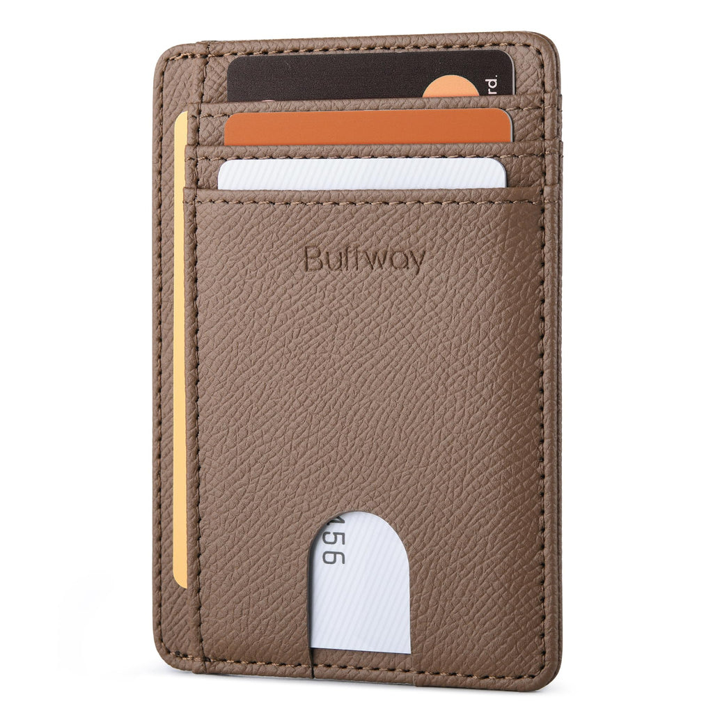 Buffway Slim Leather Wallet