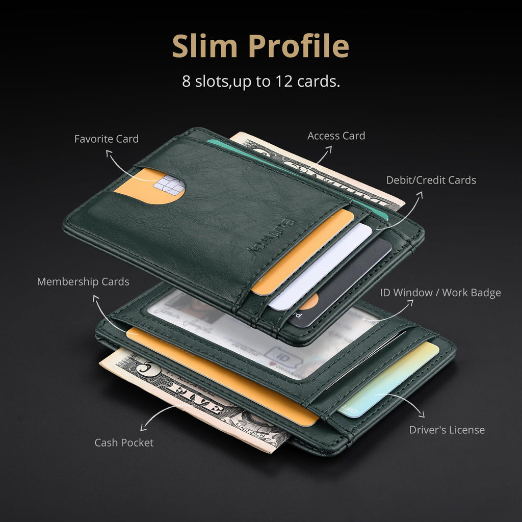 Buffway Slim Leather Wallet