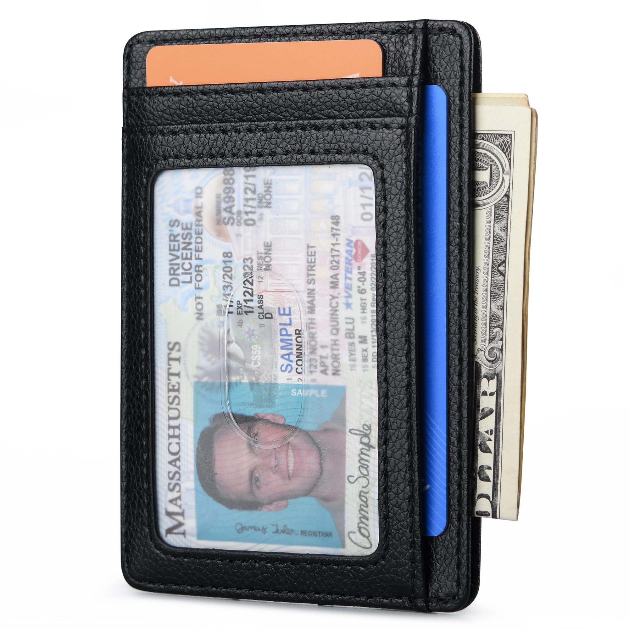 Buffway Slim Leather Wallet