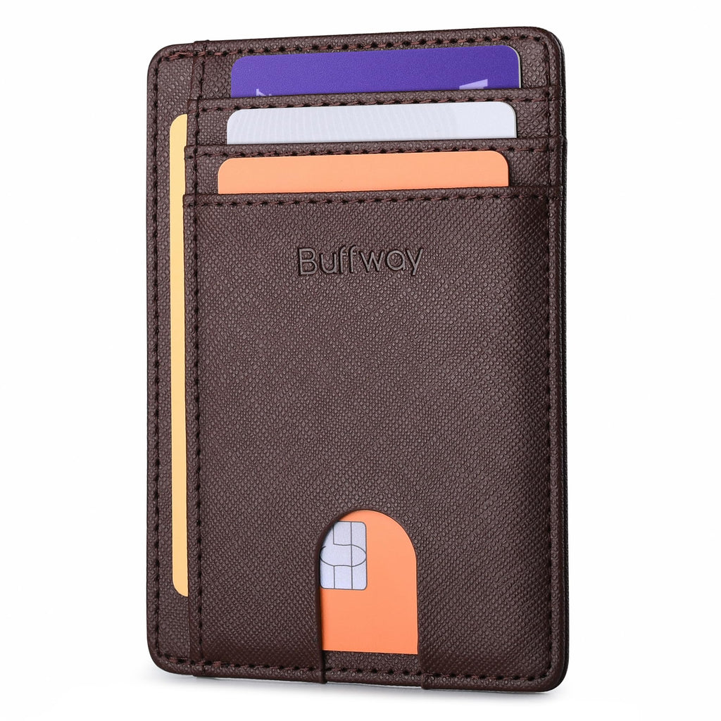 Buffway Slim Leather Wallet