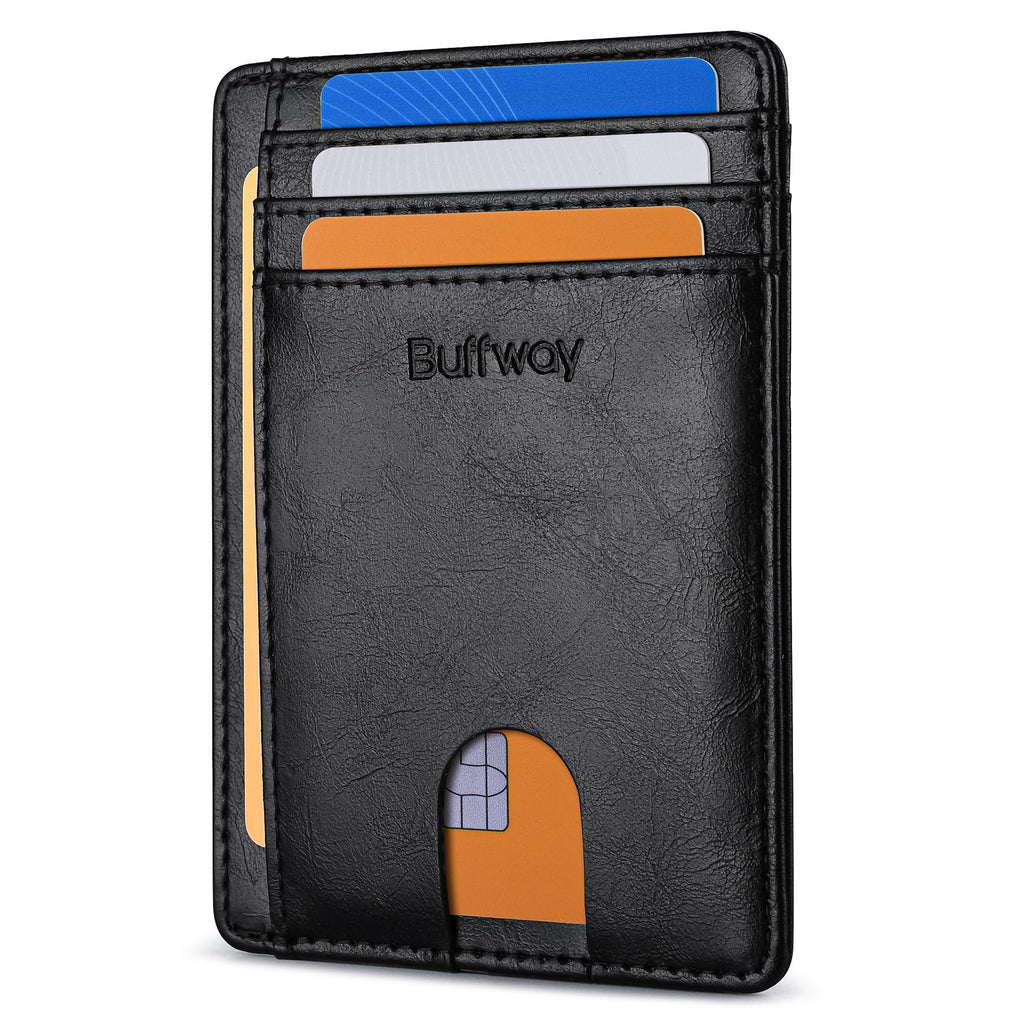 Buffway Slim Leather Wallet