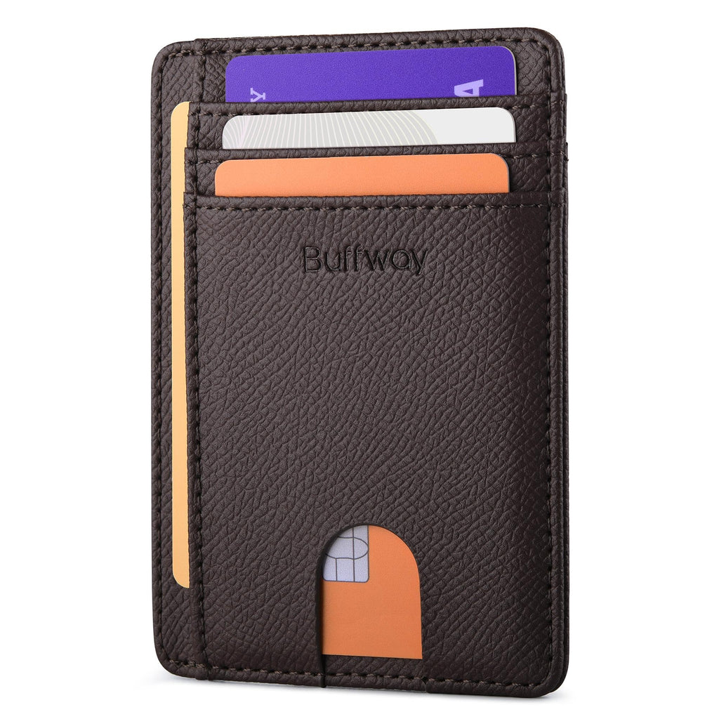 Buffway Slim Leather Wallet