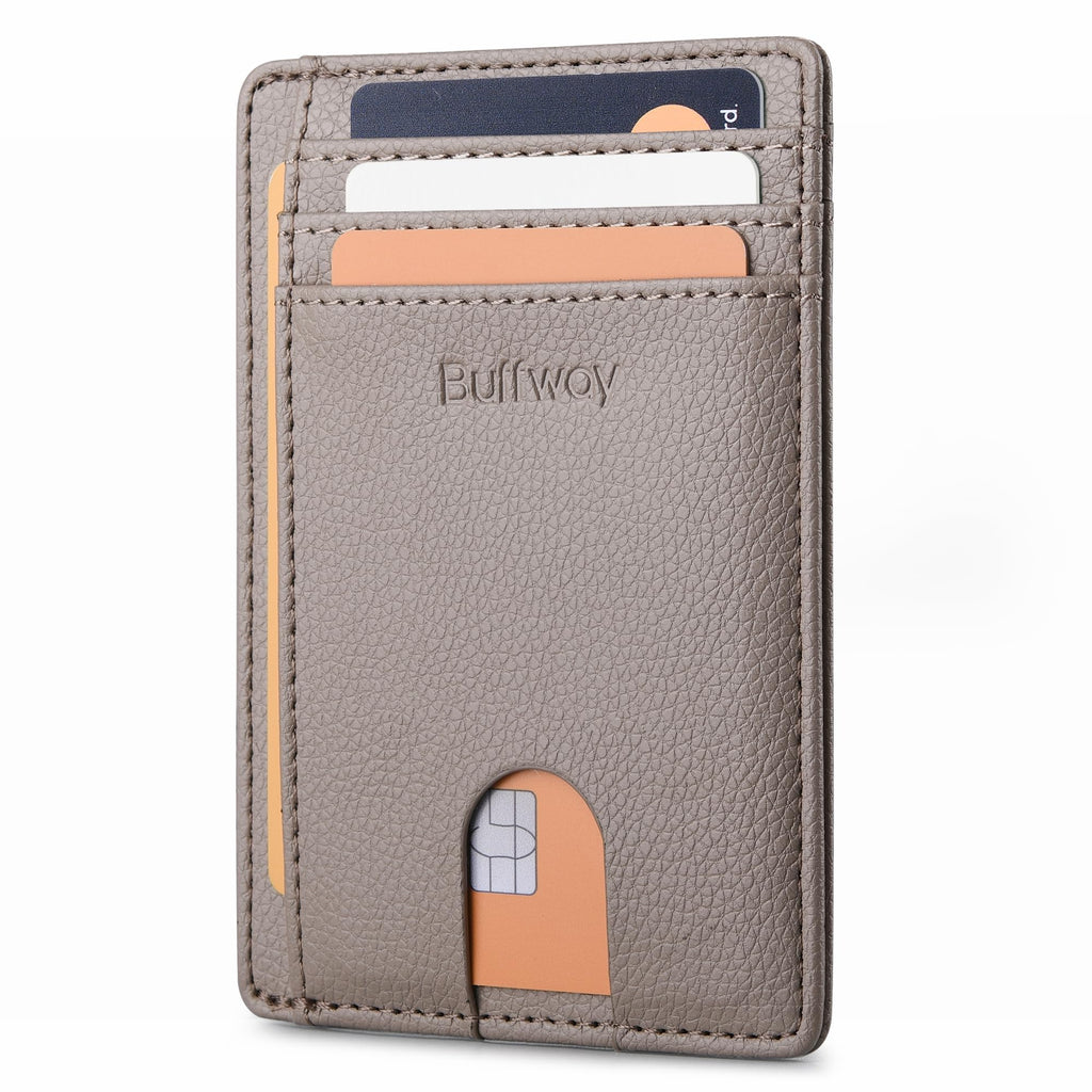 Buffway Slim Leather Wallet
