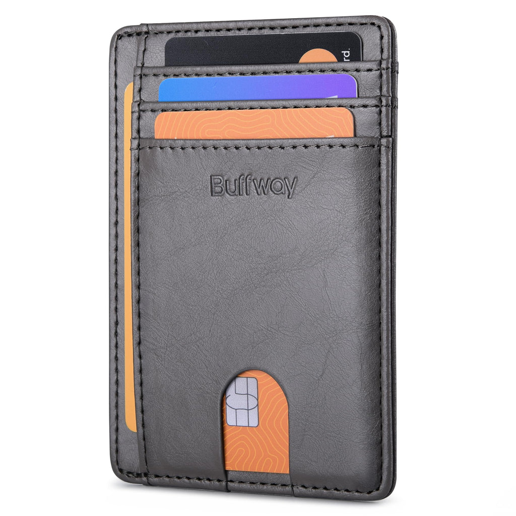 Buffway Slim Leather Wallet