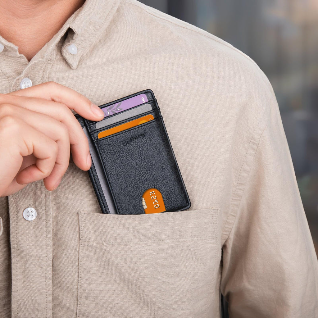Buffway Slim Leather Wallet