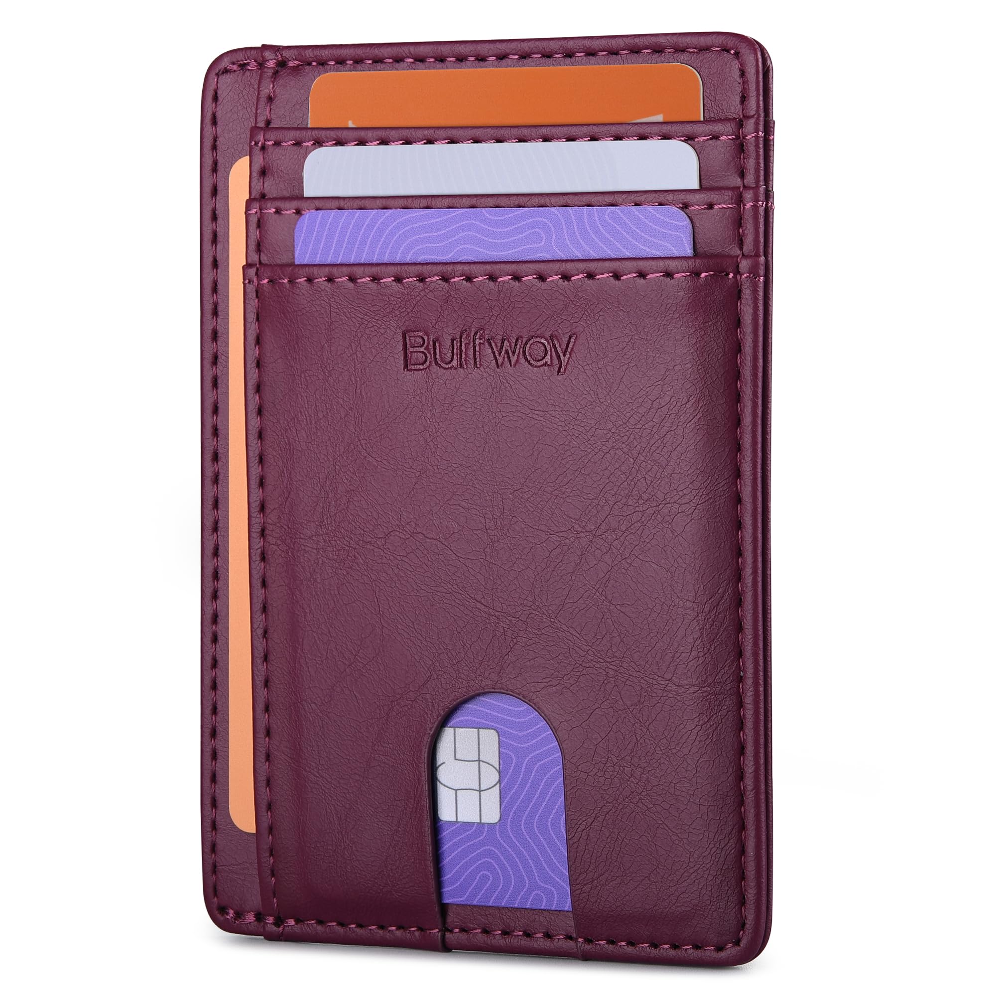Buffway Slim Leather Wallet