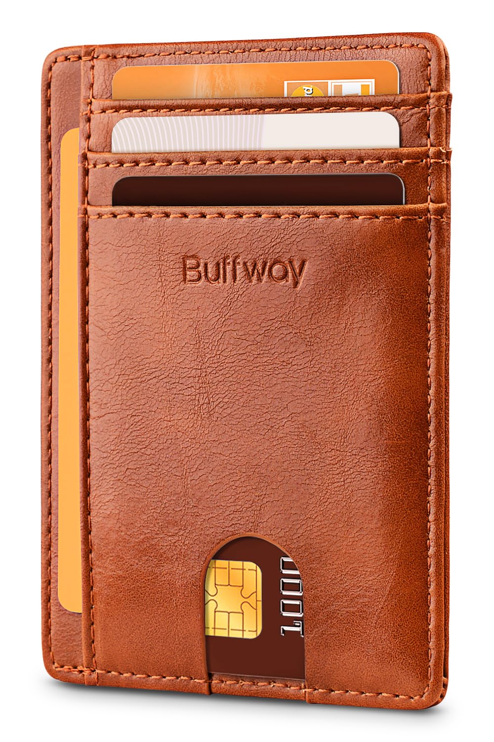 Buffway Slim Leather Wallet