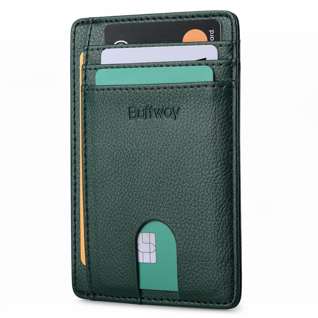 Buffway Slim Leather Wallet