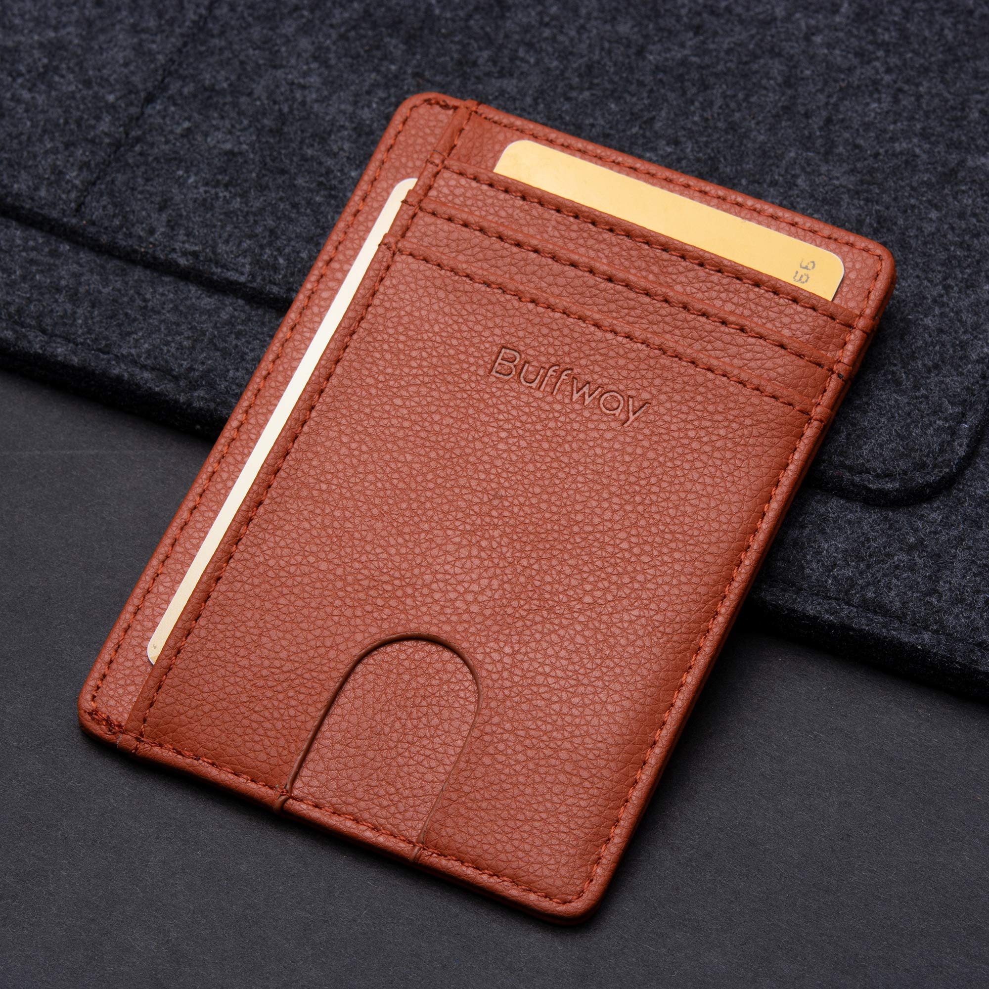 Buffway Slim Leather Wallet