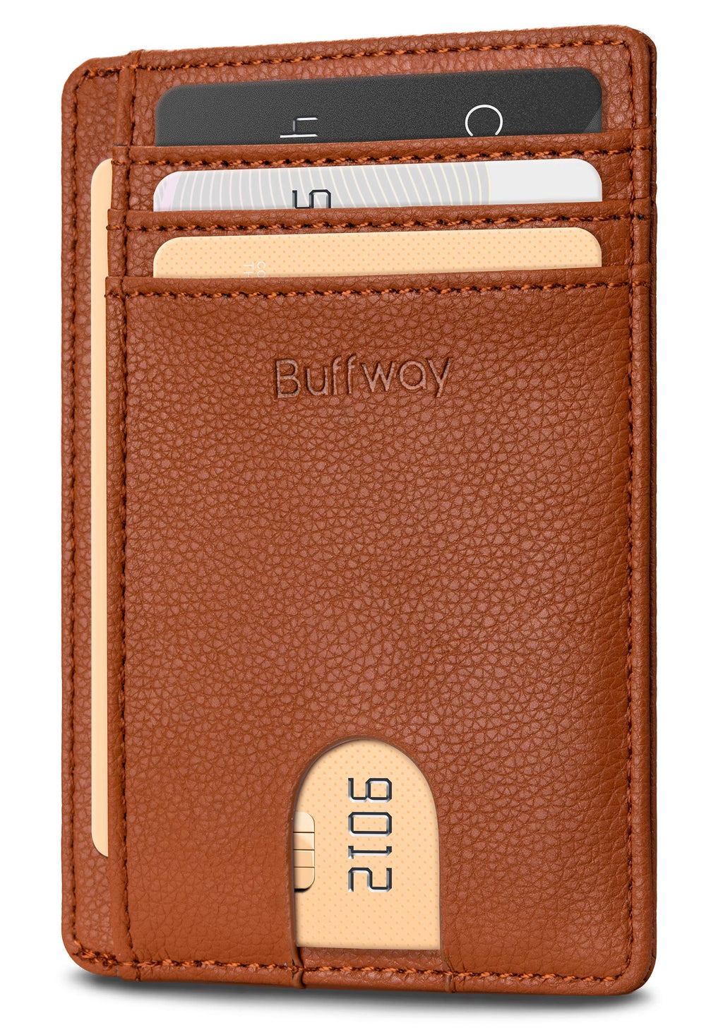 Buffway Slim Leather Wallet