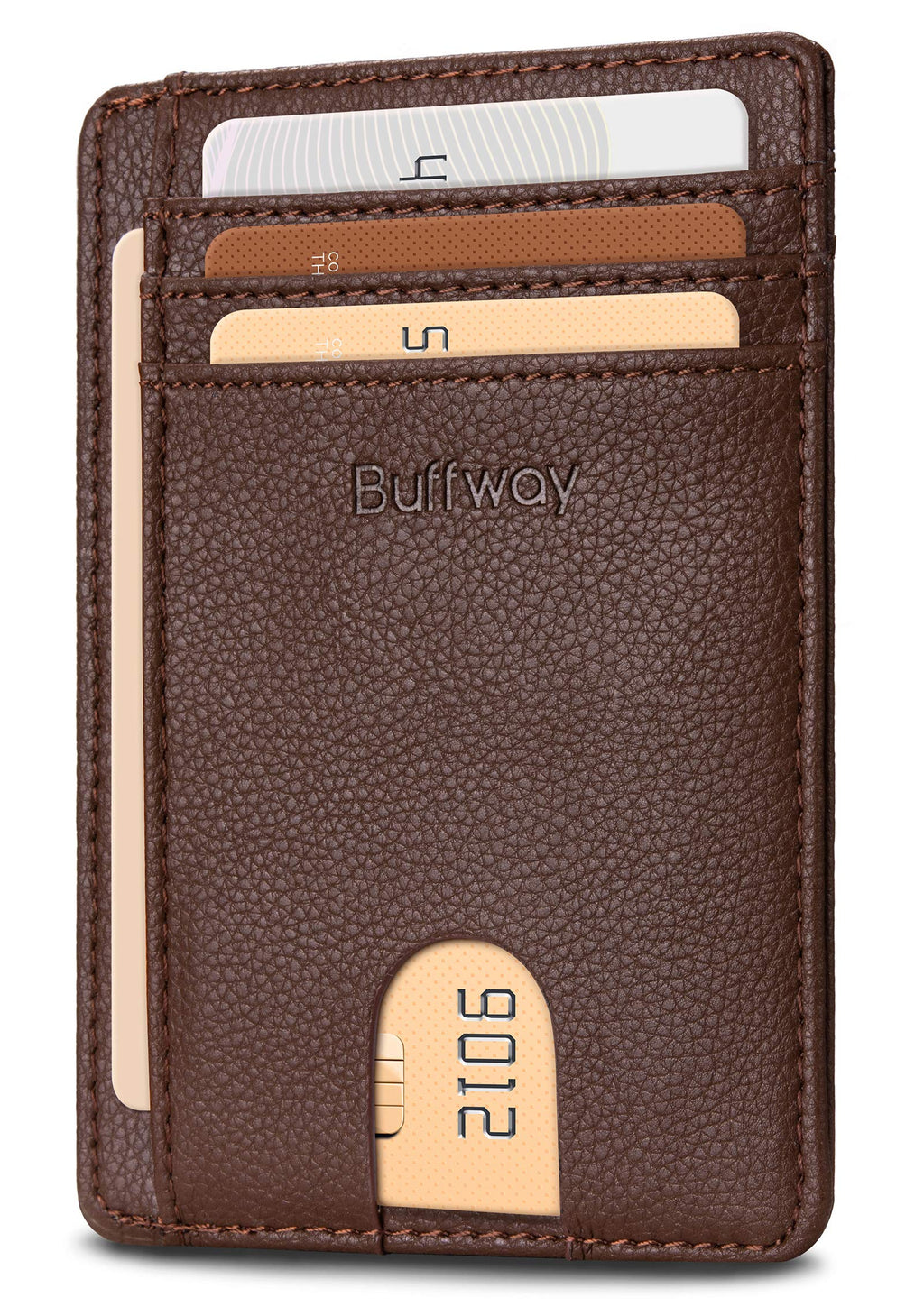 Buffway Slim Leather Wallet
