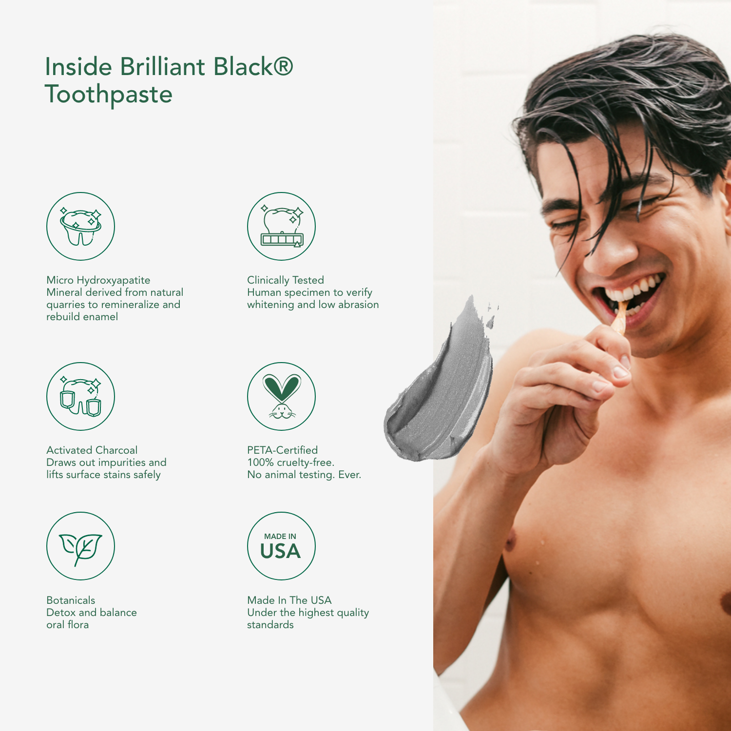 Brilliant Black® Charcoal Whitening Toothpaste