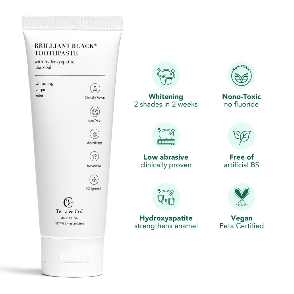 Brilliant Black® Charcoal Whitening Toothpaste