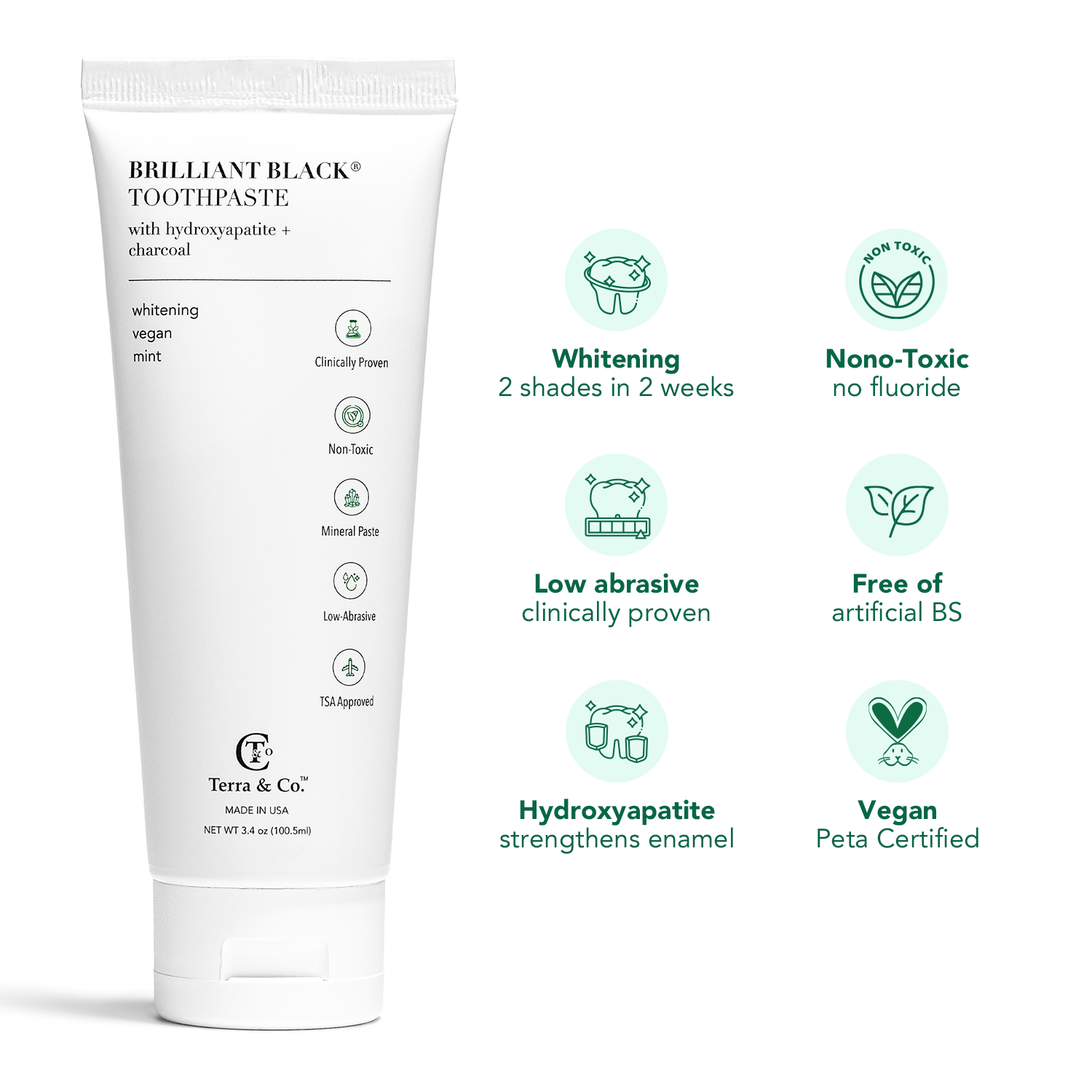 Brilliant Black® Charcoal Whitening Toothpaste