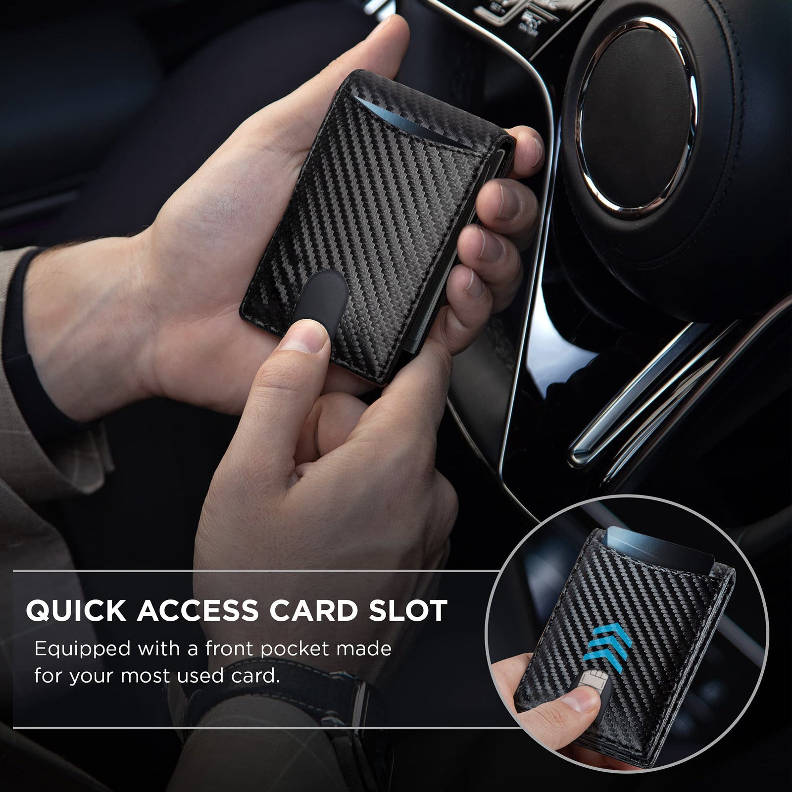 Dollar clip men's wallet