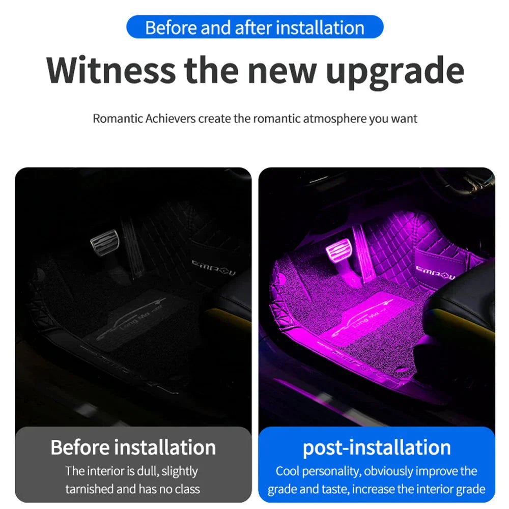 LED Car Interior Ambient Lights Kit
