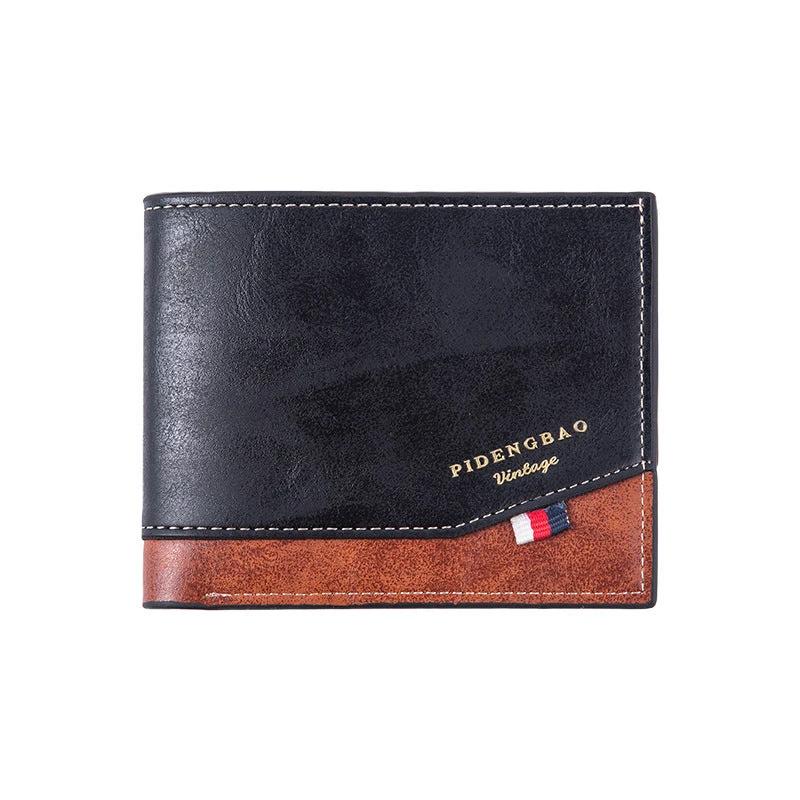Two-fold Thin Retro Fashion Wallet For Men