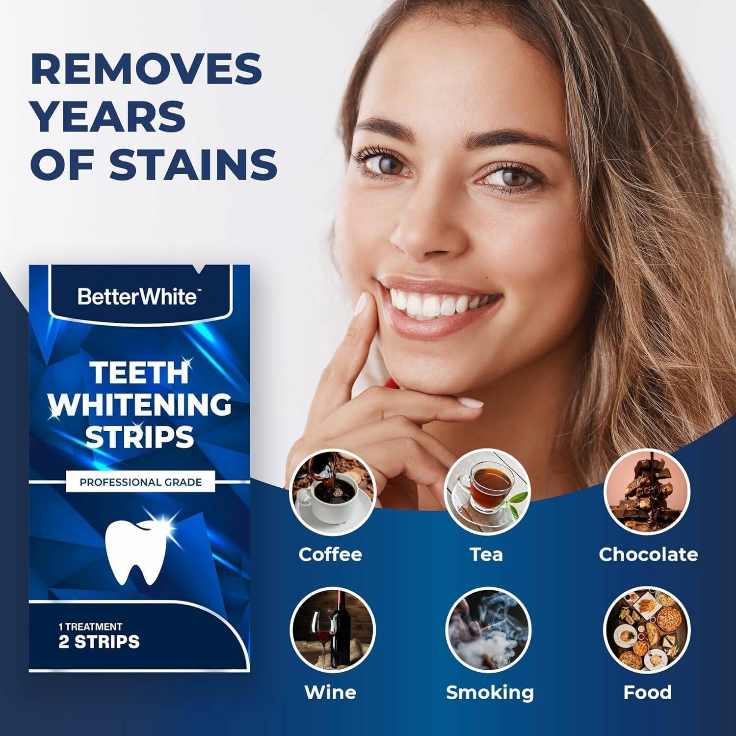 BetterWhite Teeth Whitening Strips